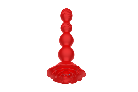 Plug anal vibrante y giratorio con control remoto