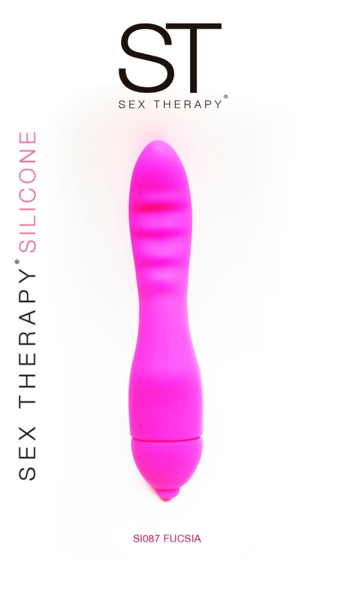 Vibrador de silicona - Fucsia
