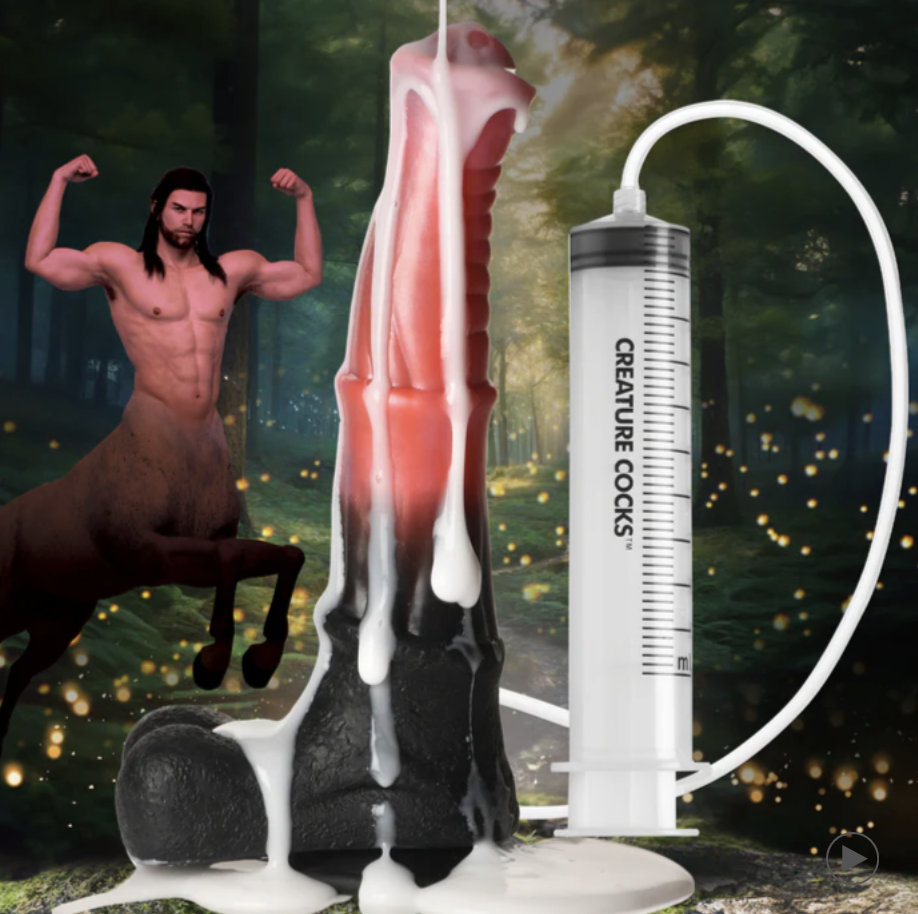 Dildo de silicona eyaculador