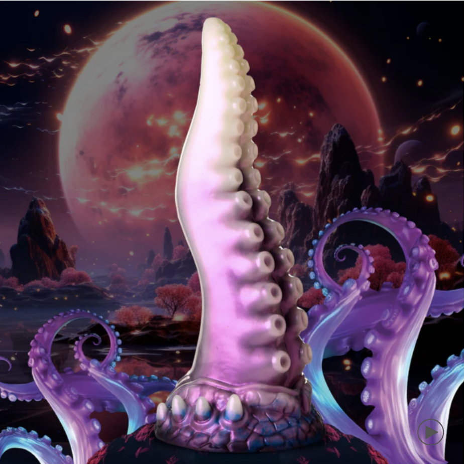 Dildo de silicona con forma de tentáculo de Astropus