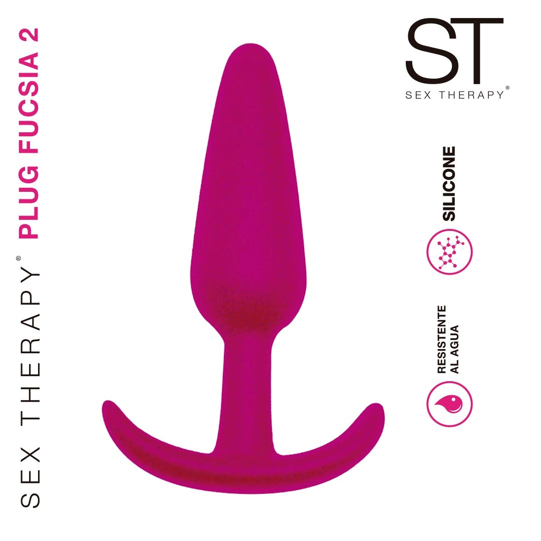 Plug anal fucsia 2