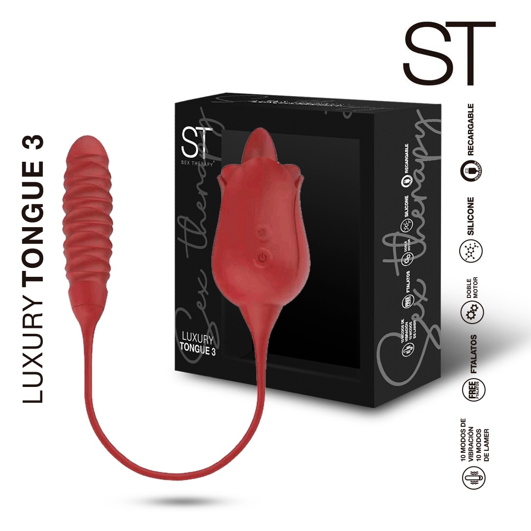 Doble estimulador Luxury Tongue 3