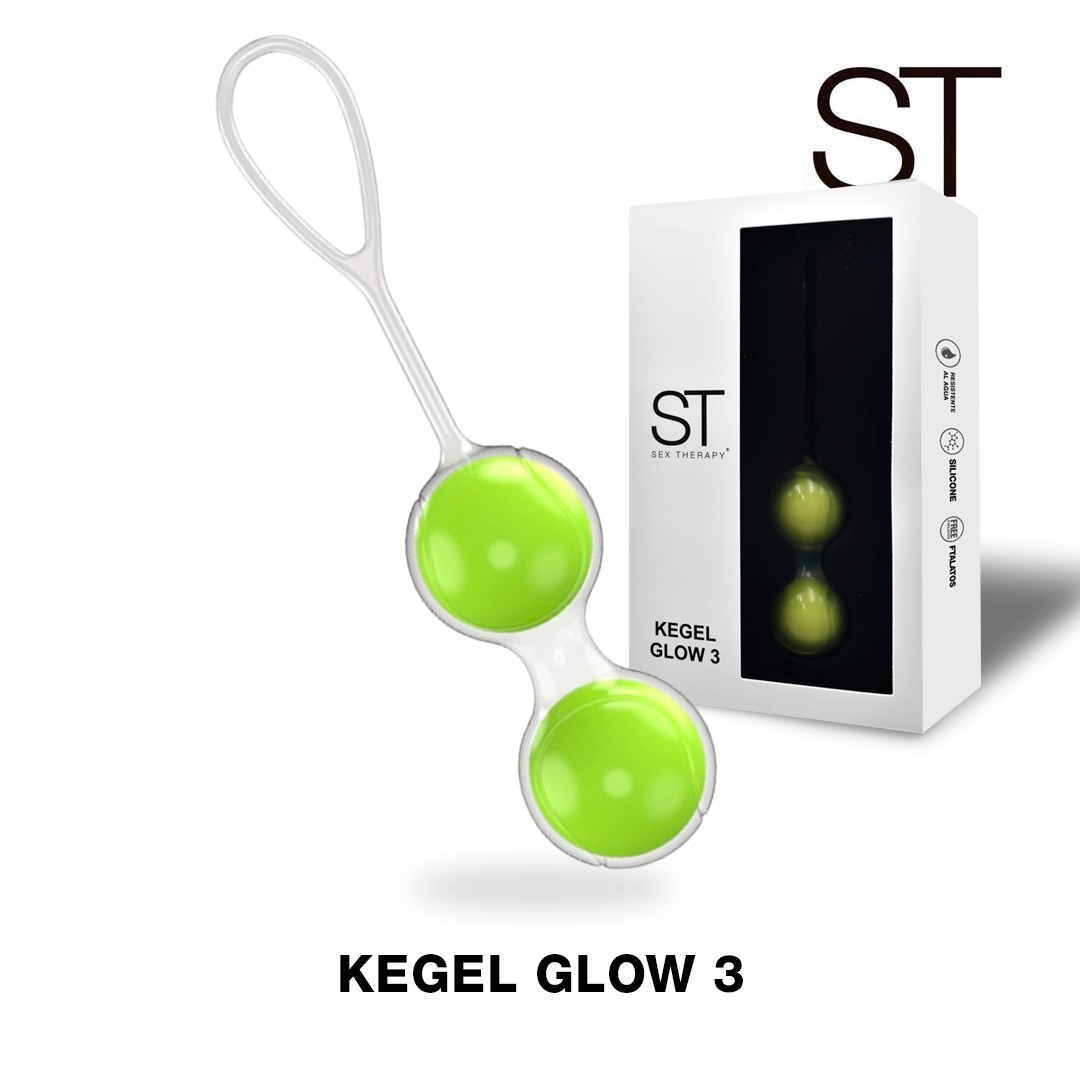 Bolas vaginales Kegel Glow 3 110G